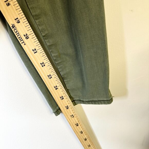 PISTOLA Pants Women 32 Army Green Khaki Hunter Cargo Zippers Pockets Skinny - Picture 9 of 10